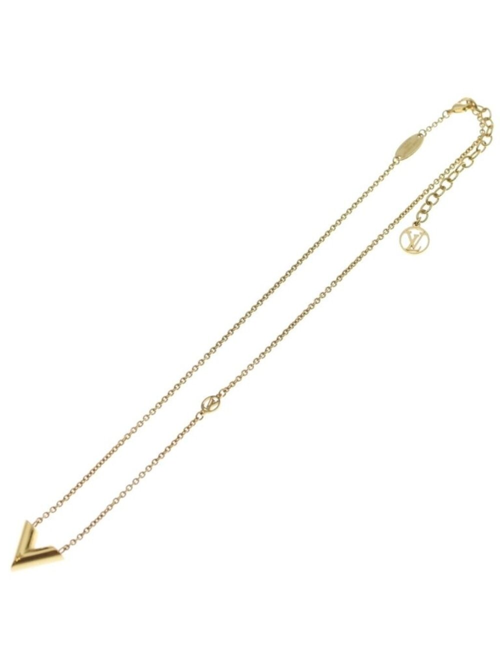 Louis Vuitton Essential Necklace Gold - Picture 2 of 6